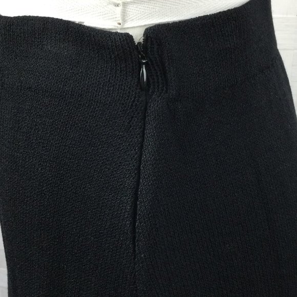 St. John Collection Black Straight Skirt, Size 4 - Picture 3 of 5